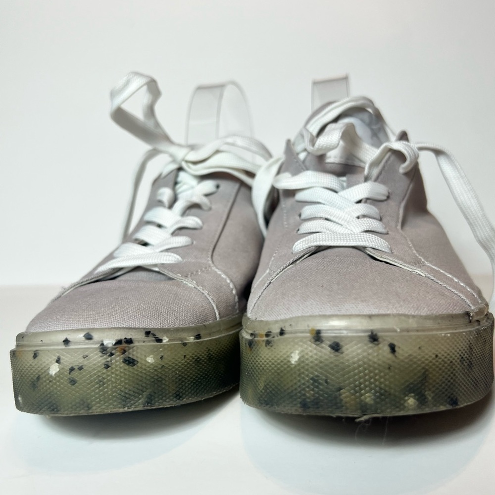 STEVE MADDEN COOL PLANET SUNNYY SNEAKERS GRAY SZ 7 RECYCLED/ORGANIC MATERIALS - Picture 7 of 8
